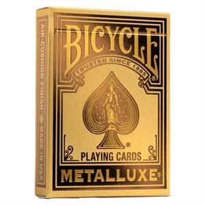 Bicycle Metalluxe Holiday Gold