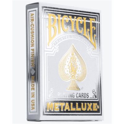 Bicycle: Metalluxe: Silver ^ MAY 2024