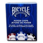 Bicycle: Poker Chips: Clay: 8 Gram (50ct)