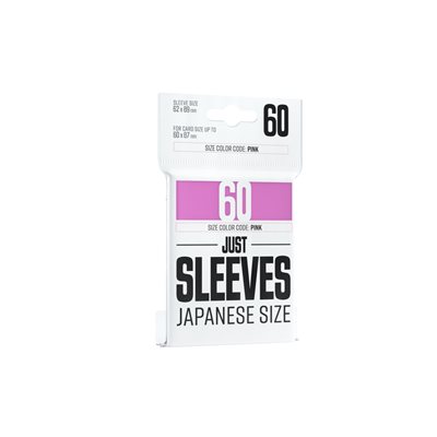 Sleeves: Just Sleeves: Japanese Size Pink (60)