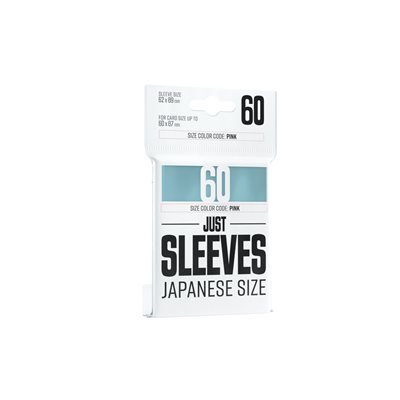Sleeves: Just Sleeves: Japanese Size Clear (60)