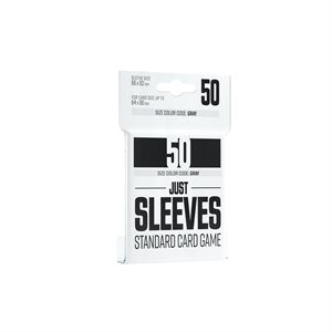 Sleeves: Just Sleeves: Standard Card Game Black (50) ^ APRIL 2022