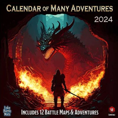 Calendar of Many Adventures 2024 (No Amazon Sales)