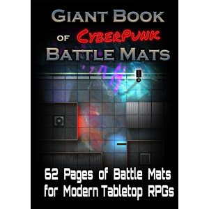 Giant Book of CyberPunk Battle Mats (No Amazon Sales)