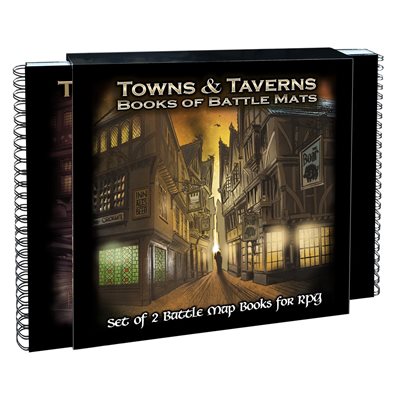 Towns & Taverns: Books of Battle Mats (No Amazon Sales)