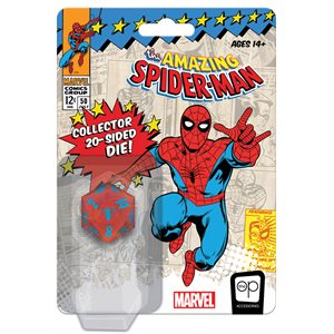 Premium Dice: Marvel Spider-Man D20 (No Amazon Sales)