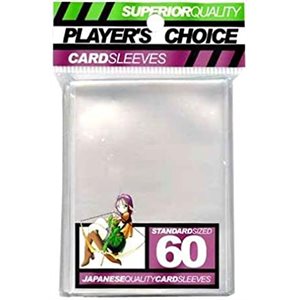 Sleeves: Standard Player's Choice: Clear (60)