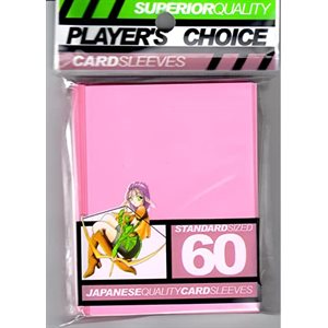 Sleeves: Standard Player's Choice: Pink (60)