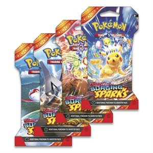 Pokemon TCG: Scarlet & Violet: Surging Sparks Sleeved Booster Case (144)