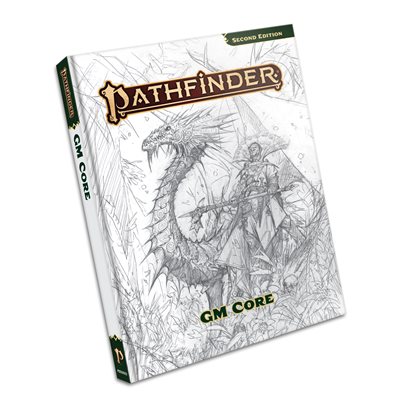 Pathfinder 2E: GM Core Sketch Cover (Remastered) ^ NOV 15 2023