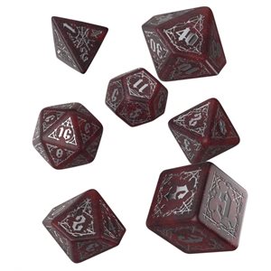 Dice: Bloodsucker: Shimmering Red & Silver (No Amazon Sales) ^ Q4 2024