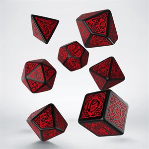 Celtic 3D Black & Red 7 pc (No Amazon Sales)