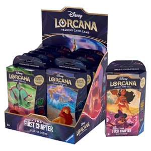 Disney Lorcana: The First Chapter: Starter Deck Display