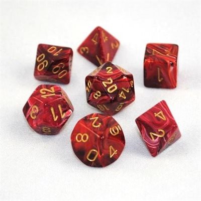 Vortex: 7Pc Burgundy / Gold