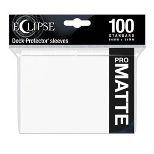 Sleeves: Matte Eclipse Arctic White Standard Deck Protector (100ct)