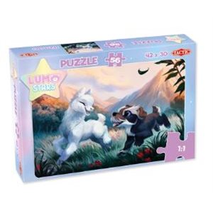 Puzzle: 56pc Lumo Stars Animals (3 Pack Assortment) (No Amazon Sales) ^ Q2 2024
