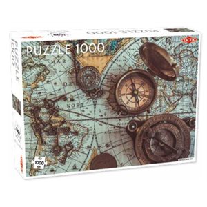 Puzzle: 1000 Vintage Sea Map (No Amazon Sales) ^ Q3 2024