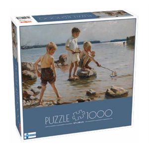 Puzzle: 1000 Albert Edefelt “Boys Playing on the Shore” (No Amazon Sales) ^ Q3 2024