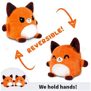 Plushmates: Reversible Fox (Happy Orange+Angry Orange) (No Amazon Sales)