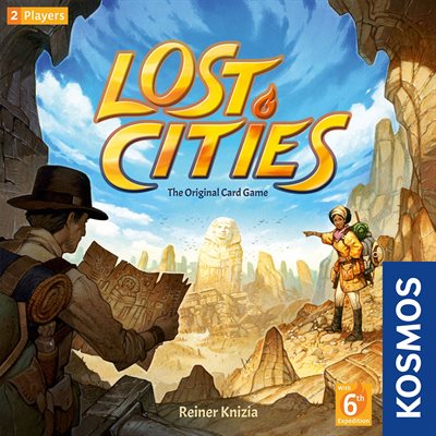 Lost Cities: Card Game with 6th Expedition: The Lost Expedition