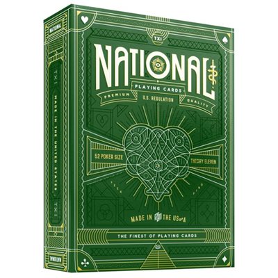 Theory 11: Playing Cards: National (Green) ^ Q2 2024