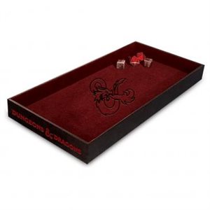 Dice Tray: Dungeons & Dragons: Tray of Rolling: Black & Red