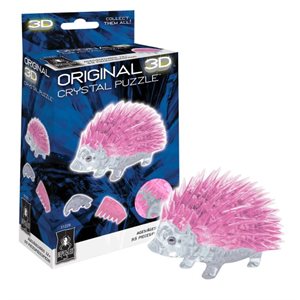 Crystal Puzzle: Hedgehog (pink)