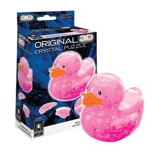 Crystal Puzzle: Rubber Duck (pink)