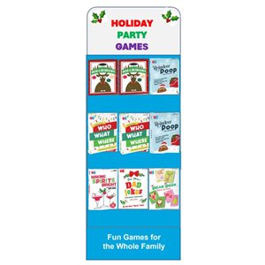 Holiday Games: Holiday Party Games Pre-Pack Floor Display (36pc) ^ AUG 2024
