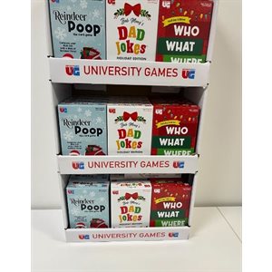 Holiday Games: Holiday Party Games Pre-Pack Floor Display (36pc)