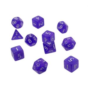 Dice: Eclipse 11: RPG Dice Set: Royal Purple (11pc)