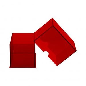 Deck Box: Eclipse 2-Piece: Apple Red (100ct)