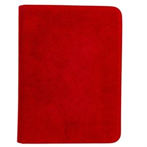 Binder: Zippered PRO-Binder: 9-Pocket: Vivid Deluxe: Red