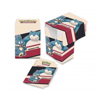 Deck Box: Full-View: Pokemon: Snorlax & Munchla (75ct)