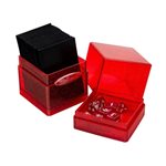 Deck Box: Glitter Satin Tower: Red (100ct)