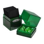 Deck Box: Glitter Satin Tower: Green (100ct)