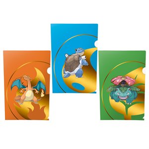 Binder: Tournament Folio: Pokemon: Series 1: Charizard, Blastoise, Venusaur (3 Pack)