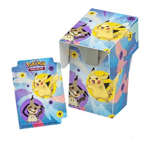 Deck Box: Full-View: Pokemon: Pikachu & Mimikyu (75ct)