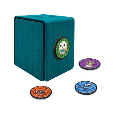 Deck Box: Alcove Click: Pokemon: Alola: Litten, Popplio, Rowlet, Mimikyu (100ct)