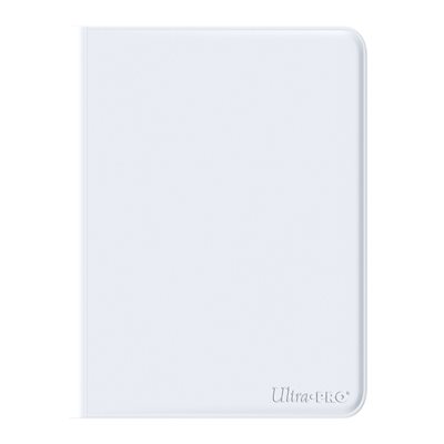Binder: Ultra Pro: Vivid 9-Pocket Zippered PRO-Binder: White