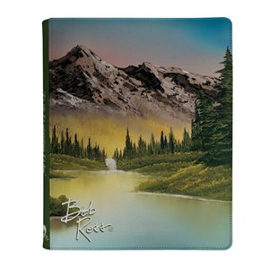 Binder: Zippered PRO-Binder: 9-Pocket: Bob Ross Collection: Mountain Retreat ^ Q4 2024