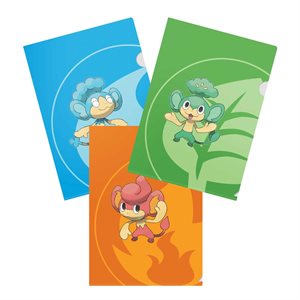 Binder: Tournament Folio: Pokemon: Pansear, Pansage, Panpour (3 Pack) ^ Q3 2025