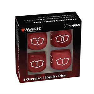 Dice: Magic the Gathering: Commander Loyalty Dice: Mountain (4pc)