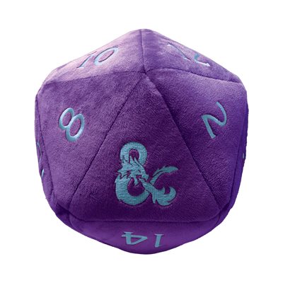Dice: Jumbo D20 Plush: Dungeons & Dragons: Phandelver Campaign: Royal Purple & Sky Blue