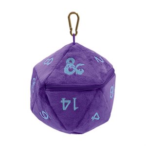 Dice Bag: Dungeons & Dragons: Phandelver Campaign: D20 Plush Dice Bag: Royal Purple and Sky Blue