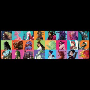 Playmat: Magic: The Gathering: Commander Masters Pop Collage Table Playmat (8ft)