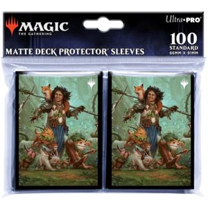 Sleeves: Magic: The Gathering: Wilds of Eldraine: Deck Protector Sleeves: Ellivere (100ct)