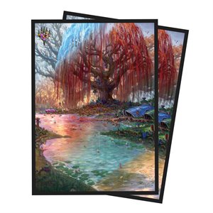 Sleeves: Deck Protector: Magic the Gathering: Bloomburrow: Season Lands: Three Tree City (Summer) (1