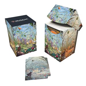 Deck Box: Magic the Gathering: Bloomburrow: Season Lands: Plains (Summer) (100ct)