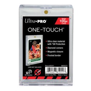 Card Storage: UV One-Touch Magnetic Holder: 100PT Standard Size: Clear